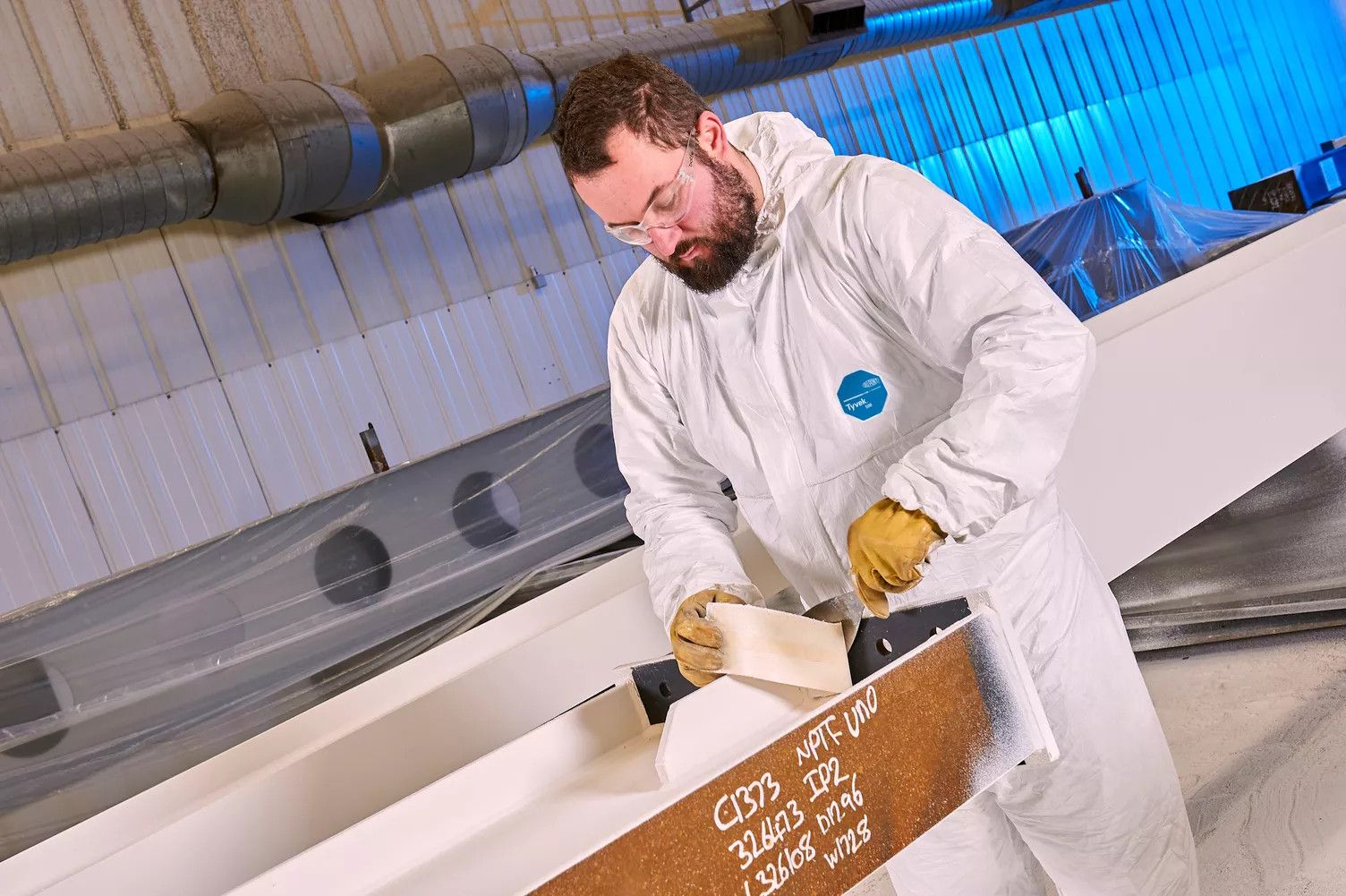 Tyvek® protects steelworkers from welding and cutting accidents